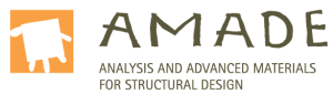 Logo for the AMADE group at the University of Girona, specialising in analysis and advanced materials for structural design