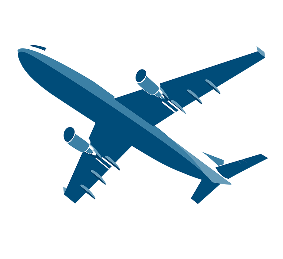 An illustration of a jet plane