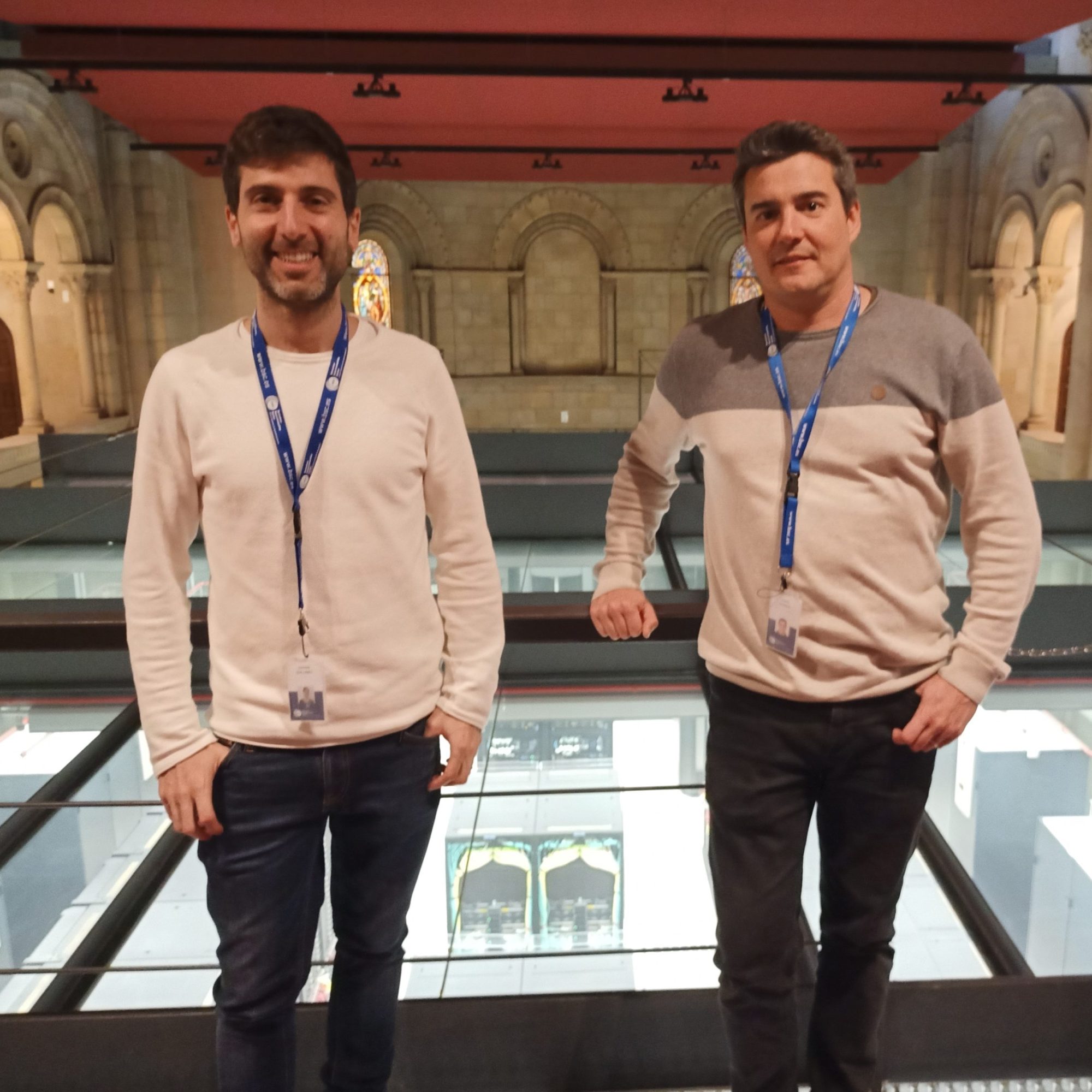 Gerard Guillamet (left) & Jorge Ejarque (right) at the Barcelona Supercomputing Center, November 2022